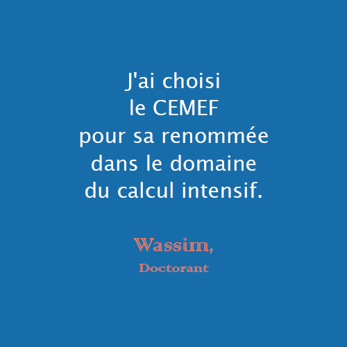 Wassim doctorant