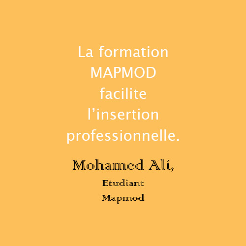Mohamed Ali étudiant MS