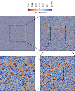 large 2D polycrystal