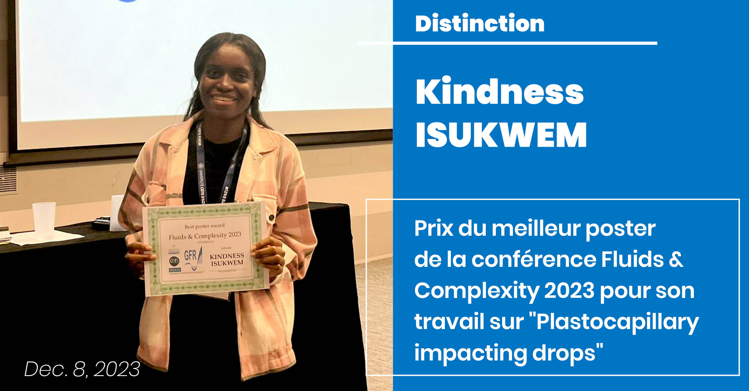 Prix poster pour Kindness Isukwem