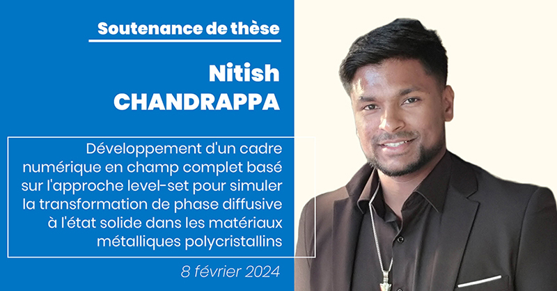 Soutenance de thèse de Nitish Chandrappa